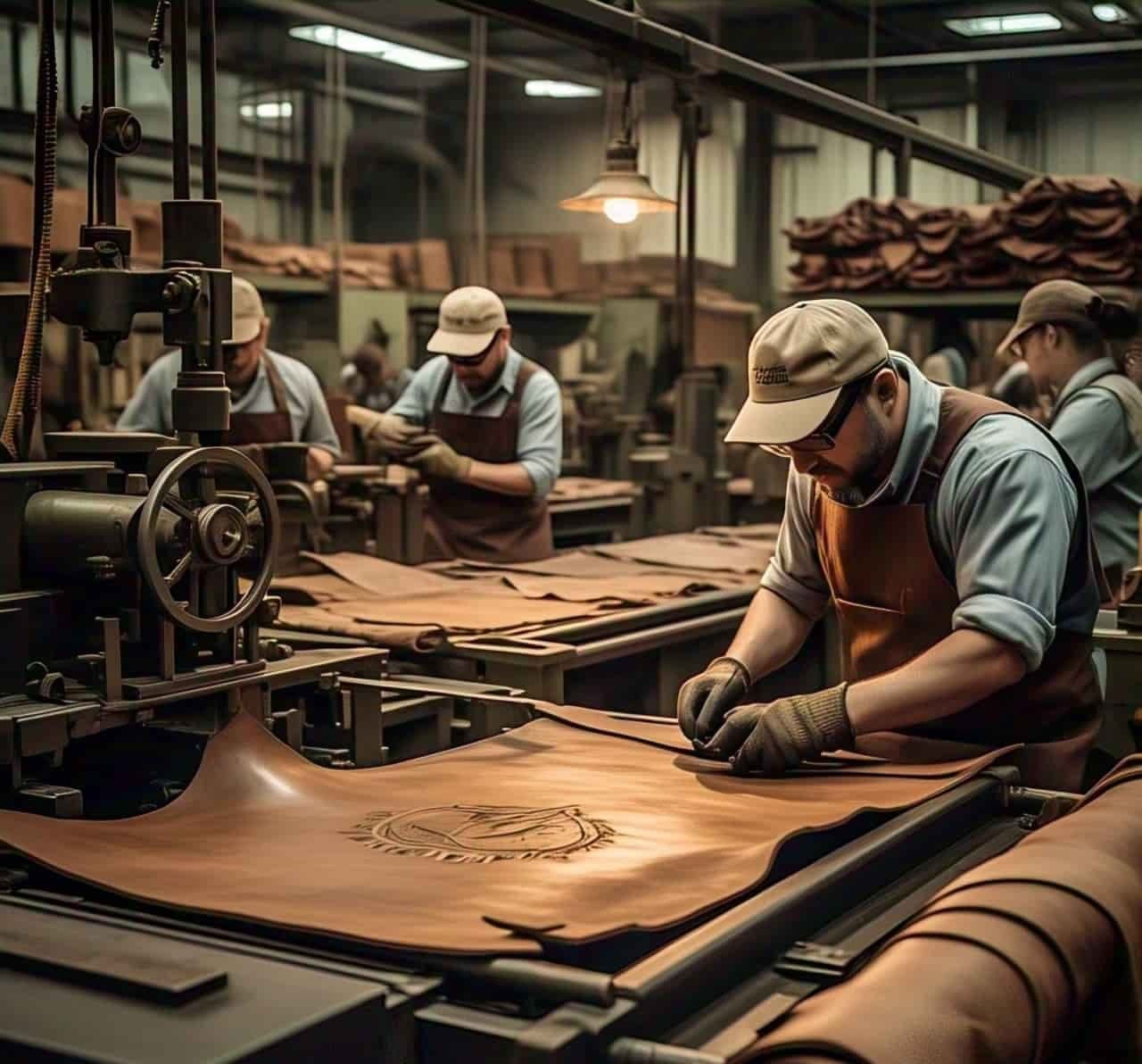 manufacturing process of leather