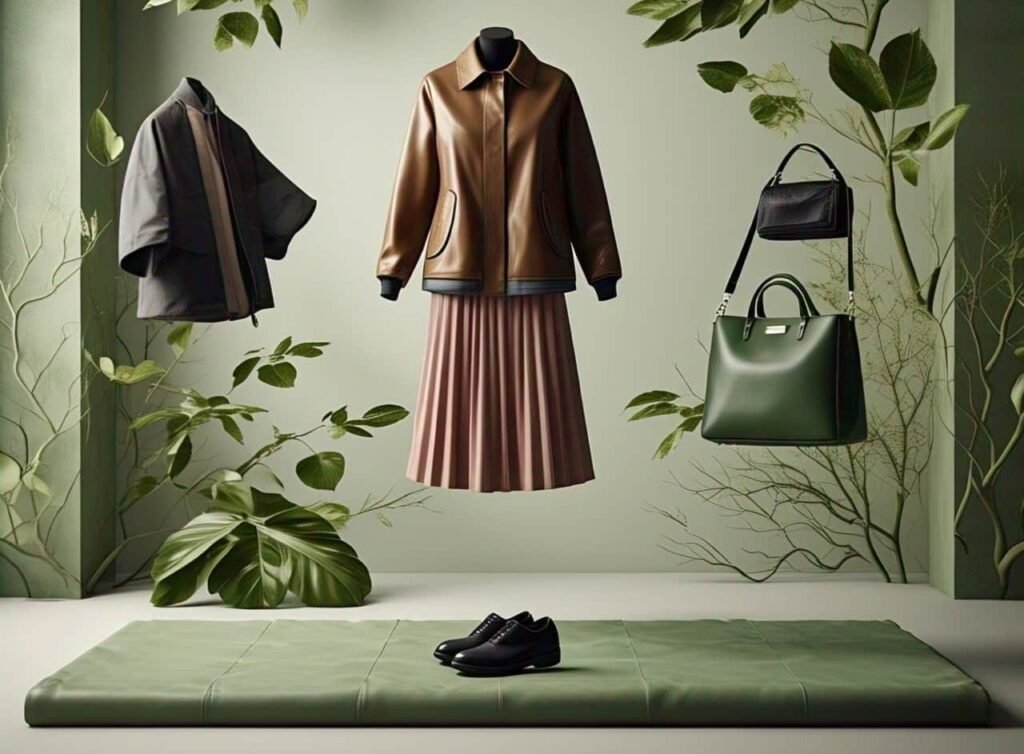 leather jackets, shoes bags