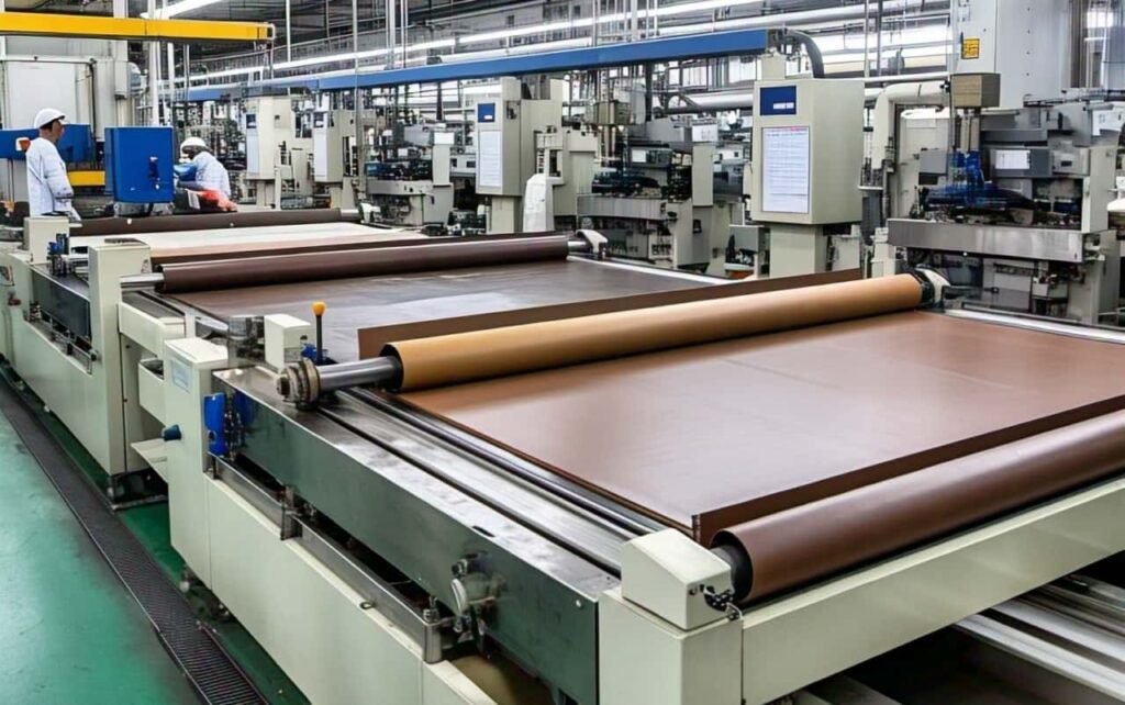 How pvc leather is made, pvc leather manufacturing process